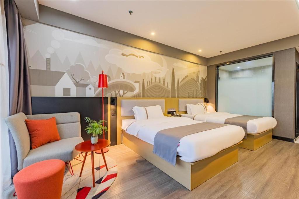 Thank Inn Hotel Hubei Wuhan Caidian Zhong Fa Xincheng Tongji Extérieur photo