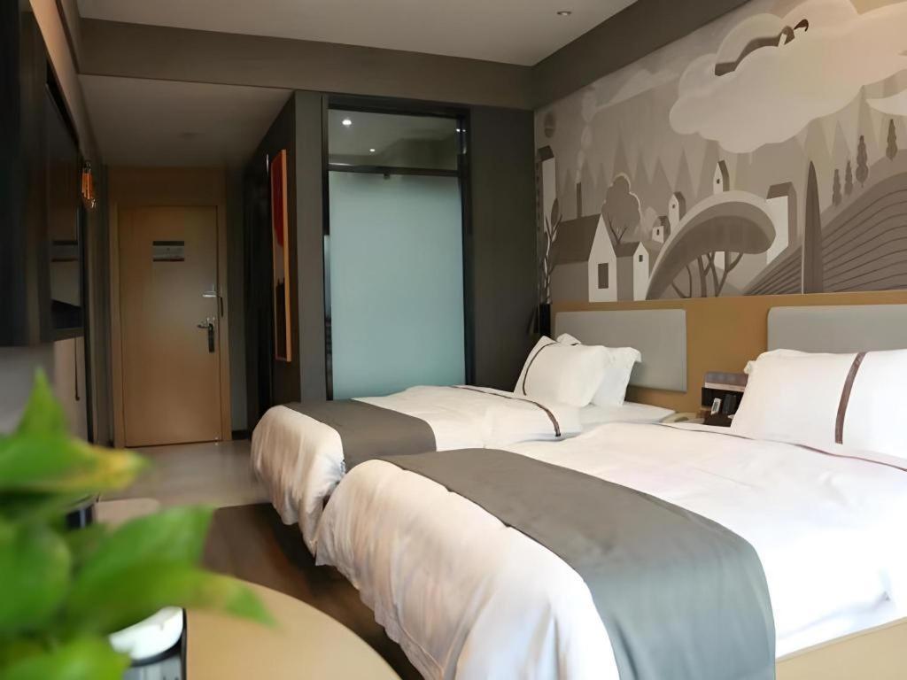Thank Inn Hotel Hubei Wuhan Caidian Zhong Fa Xincheng Tongji Extérieur photo